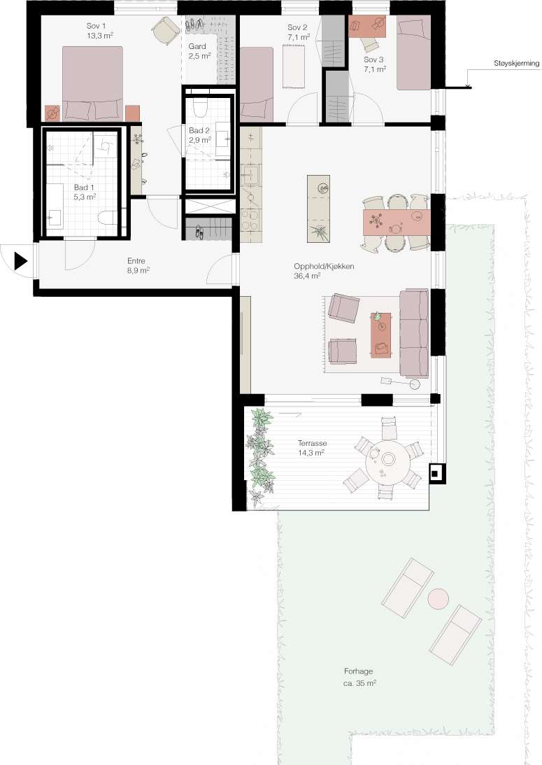 Plantegning 1